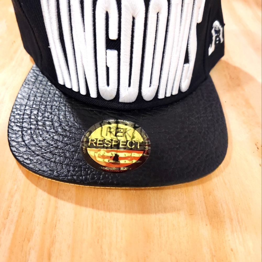 Black and White Snapback Hat